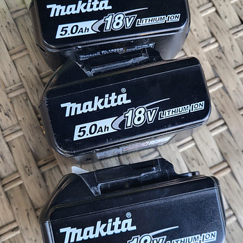 Аккумулятор Makita 18V BL1850B 5.0Ah 90Wh оригинал, 7 шт.!