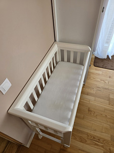 Прикроватная кроватка Troll Bedside Crib Sun (+ матрас и 2 простыни на резинке) (3 фото из 4)