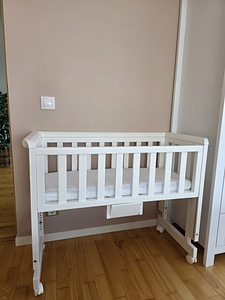 Прикроватная кроватка Troll Bedside Crib Sun (+ матрас и 2 простыни на резинке) (4 фото из 4)