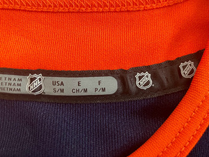 Хоккейная рубашка для детей EDMONTON OILERS НОВАЯ ОРИГИНАЛЬНАЯ (2 фото из 2)
