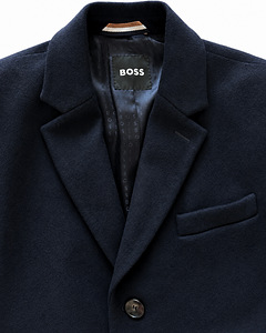 мужское пальто BOSS H-Hyde-234, тёмно-синее, размер 48 (5 фото из 8)