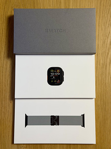 Apple Watch Ultra 2 Black Ti Milanese Lp uueväärne! Aku 100% (1 foto / 8)