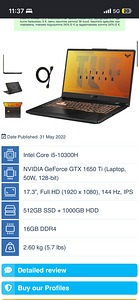 Asus tuf 17 (4 foto / 6)