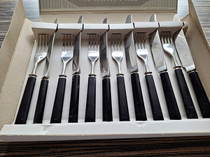 6 nuga + 6 kahvlit "Kinkekomplekt" Leningrad / ИЗ (1 foto / 3)