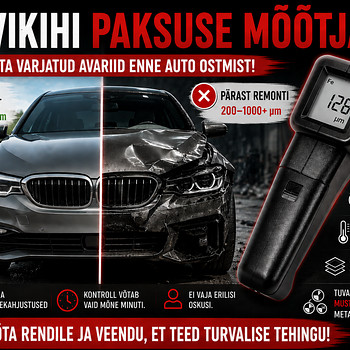 Värvikihi paksuse mõõtja rent / auto ostueelne kontroll