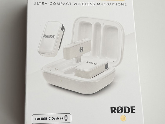 Rode Ultra-Compact Wireless Microphone USB-C , White
