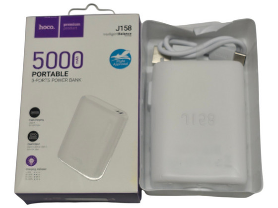 Akupank Hoco J158 5000mAh + karp + usb