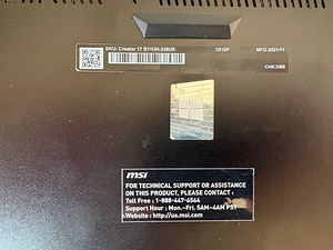 MSI Creator 17 RTX 3080 / 32GB / 1TB / 4K Mini LED (4 foto / 5)