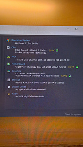 Gaming PC | i7-11700 | RTX 3070 Ti | 16GB RAM | 1TB SSD (2 foto / 3)