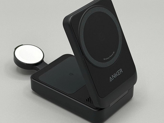 Kokkupandav laadimisjaam Anker MagGo 3-in-1 (Qi2 / 15 W)