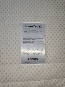 Müüa uueväärne kattemadrats Lonas Lono-Tec II (160x200 cm) (2 foto / 2)