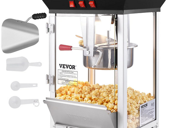 VEVOR popkornimasin - 850W (KASUTAMATA)