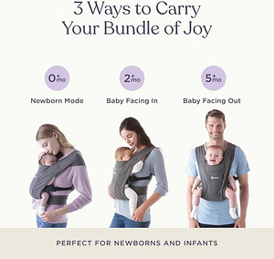 Ergobaby Embrace beebikandekott (alates 3.2 kg) (2 foto / 6)
