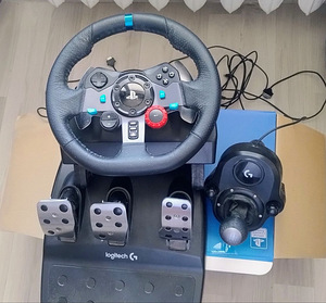 Logitech G29 + Shifter. PS4 / PS5 / PC (5 фото из 5)