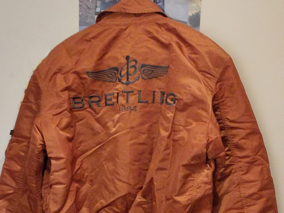 Винтажная Куртка пилота Breitling 1884 Alpha Flying Jacket