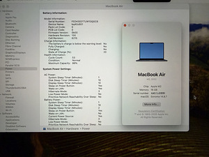 Apple Macbook Air 13 M2 16/256GB MdN ENG/RUS как новый (7 фото из 8)