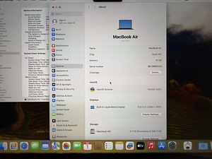 Apple Macbook Air 13 M2 16/256GB MdN ENG/RUS как новый (8 фото из 8)