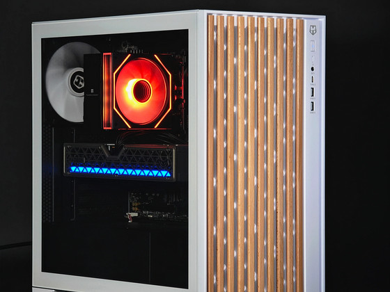 Игровой компьютер / AMD Ryzen 7 7800X3D + RX 9060 XT 16GB