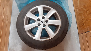 Komplekt: veljed R17 (5x114.3), rehvid 215/60 R17 (1 foto / 6)