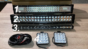 LED BAR для автомобилей, 540W, 105 см, изогнутый (1 фото из 1)