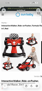 Ходунки Formula Racing Car 3-в-1 (1 фото из 3)