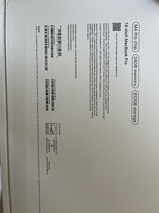 MacBook M4 Pro 14-inch, Nov 2024, 24 GB/512 GB ENG (3 фото из 4)