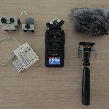 Zoom H6 (All Black) Audio Recorder BUNDLE (+ Rycote mount)