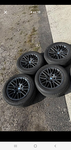 BMW E39 OEM 16" КРАШЕНЫЕ ДИСКИ + ХОРОШИЕ ШИНЫ (1 фото из 1)
