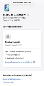 Apple iPad Pro 11 M5 Black 256GB WiFi uueväärne! Garantii (7 foto / 8)