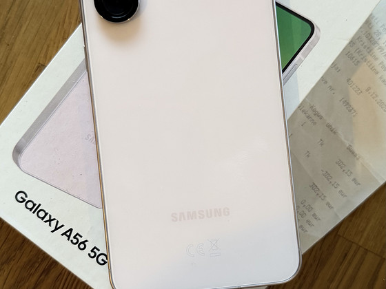Samsung Galaxy A56 8/128GB Rose , nagu uus , tsekk ,garantii