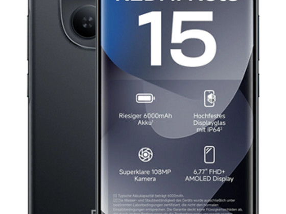 Mobiiltelefon Xiaomi Redmi Note 15 5g 128GB 6GB RAM