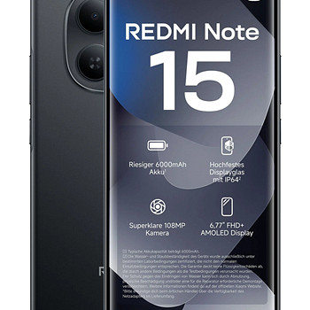Mobiiltelefon Xiaomi Redmi Note 15 5g 128GB 6GB RAM