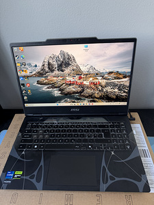 Uus MSI laptop // RTX 5060 // i7-13620h // 16GB DDR5 (2 foto / 2)