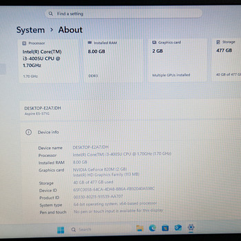 Acer Aspire E5-571G