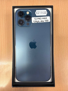 iPhone 12 Pro Max 128Gb Pacific Blue Heas korras (1 foto / 1)