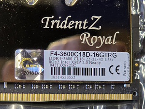 Mälu DDR 4 lauaarvutile G.Skill 32gb (7 foto / 8)