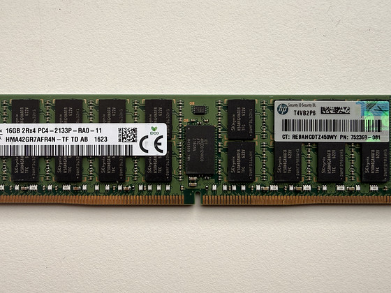 16GB Hynix DDR4 2133MHz 1.2V ECC RDIMM