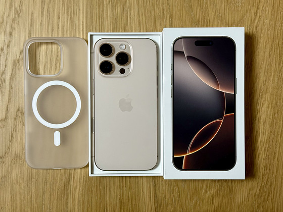 Apple iPhone 16 Pro Desert Ti 128GB uueväärne! Aku 93%