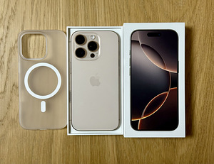 Apple iPhone 16 Pro Desert Ti 128GB uueväärne! Aku 93% (1 foto / 7)