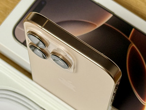 Apple iPhone 16 Pro Desert Ti 128GB uueväärne! Aku 93% (4 foto / 7)