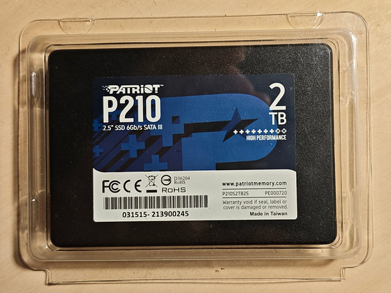 2TB SATA SSD Patriot P210