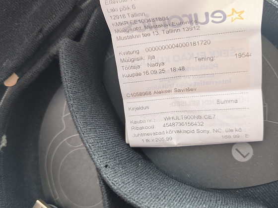 Sony ult wear 900n черный