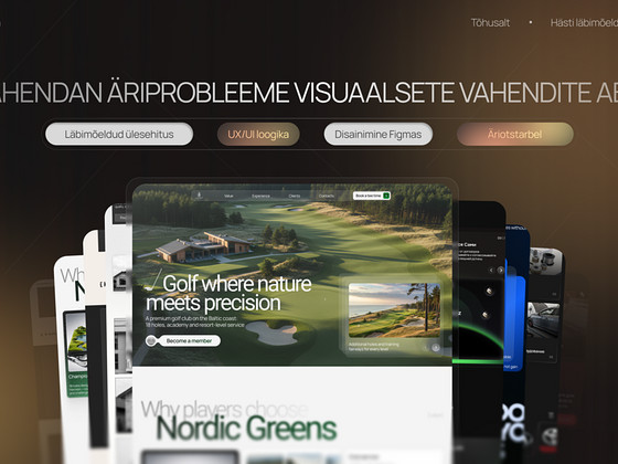 UX/UI veebisaitide ja liideste disain Figmas | Võtmed kätte