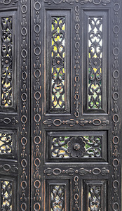 Антикварная ширма, разделитель комнаты, перегородка; из тико (1 фото из 8)