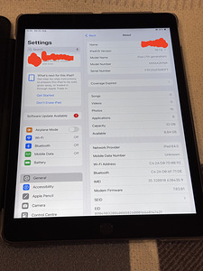 iPad (7-го поколения), 32GB, Wi‑Fi, Space Gray, чехол в комплекте (2 фото из 6)