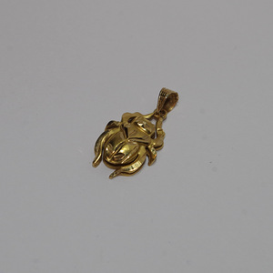 Kullast ripats 750 proov, 3.40g (2 foto / 4)