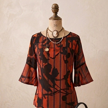 Max & Co. 100% Pure Silk Patterned Blouse / IT 40