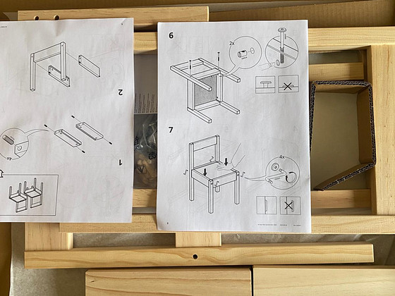 2 детских стульчика IKEA