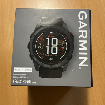 Новый Garmin в коробке