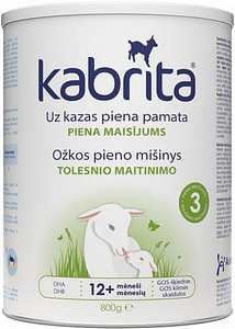KABRITA 3 piimasegu (suletud purgid) - 800 g (1 foto / 3)